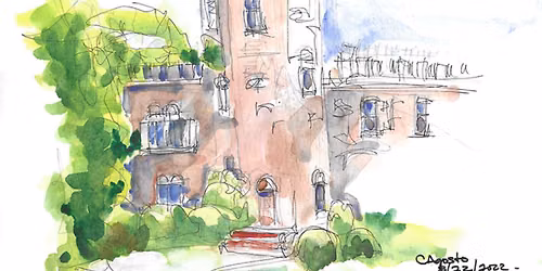 Watercolor and Pen Sketching
