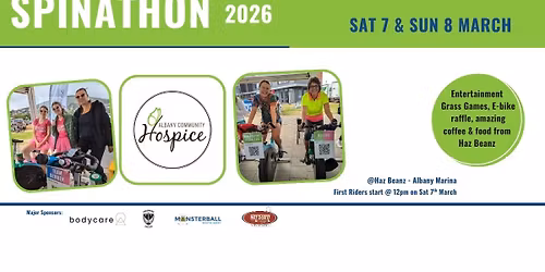 SPINATHON 2026 - ALBANY COMMUNITY HOSPICE SPINATHON
