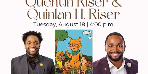 Meet the Authors - Quentin Riser & Quinlan H. Riser