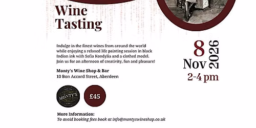 Life Drawing & Wine Tasting Session