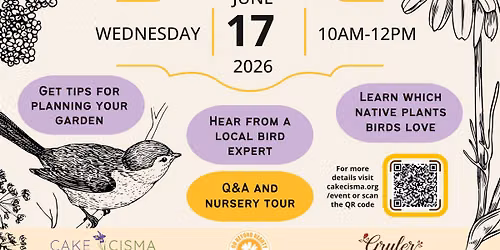 Bird-Friendly Gardening Workshop