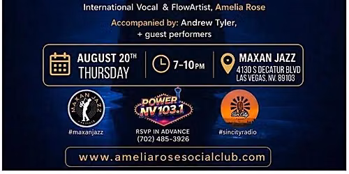 Amelia Rose performs \u201cLa Divas Dream\u201d live in Las Vegas