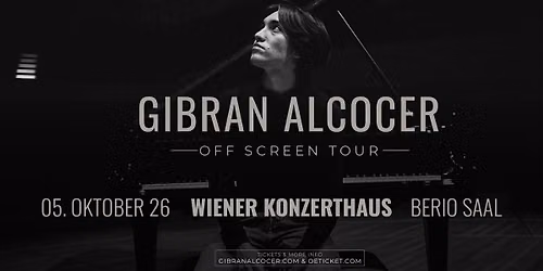 Gibran Alcocer \u00b7 Off Screen Tour \u00b7 Vienna