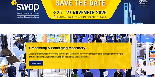 Shanghai World of Packaging (swop) 2025