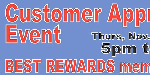 Customer Appreciation Event