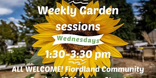 Wednesday Garden Sessions