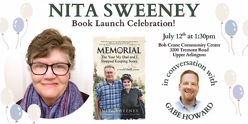 MEMORIAL: Author Nita Sweeney in conversation with Gabe Howard