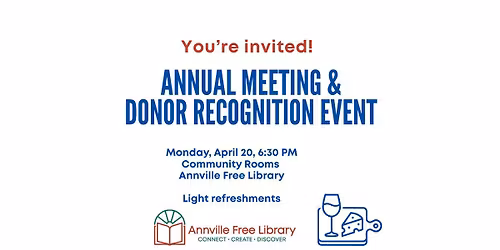 2026 Annual Meeting & Donor Recognition Event