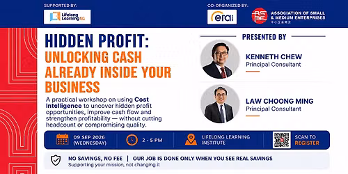 Workshop: Hidden Profit: Unlocking Cash Already Inside Your Business