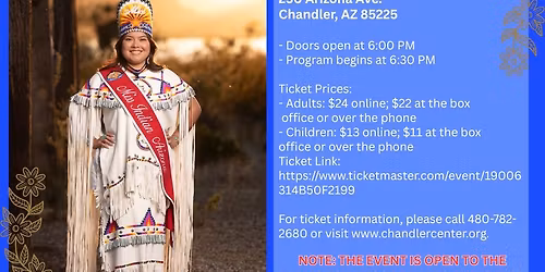 64th Miss Indian Arizona Scholarship Program 