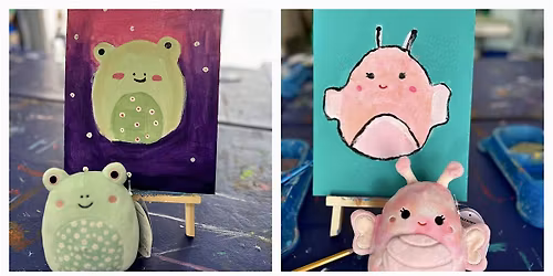Adopt a Squishmallow Art Experience