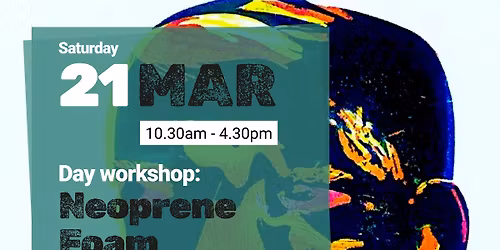 Neoprene Foam Relief Print with Stephen Fowler at West Yorkshire Print Workshop