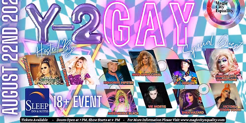 2026 Minot Pride Festival: Y-2 GAY (A Pride Drag Show Fueled by Millennial Delusion