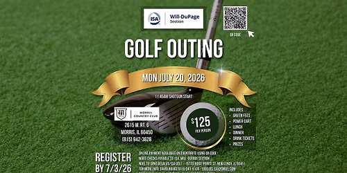 ISA Will-DuPage Section \u2013 34th Annual Golf Outing