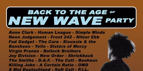 Back to the age of New Wave "farewell" party