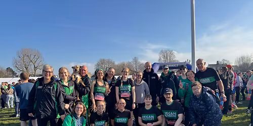 Vegan Runners at Cambridge Half Marathon 