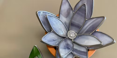 Stained Glass Succulent @ Stallings Stained Glass, 5288 Morrish Road, Swartz Creek, MI 48473