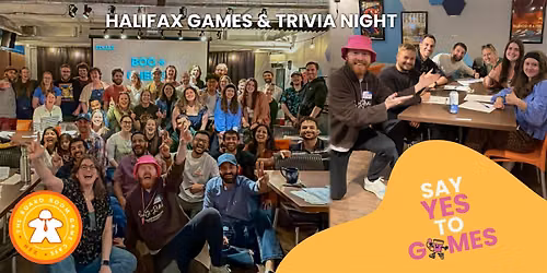 Games & Trivia Night with @HalifaxGamesandSocial at The Board Room!