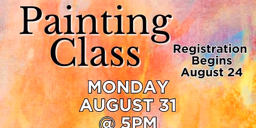ADULT PAINTING CLASS