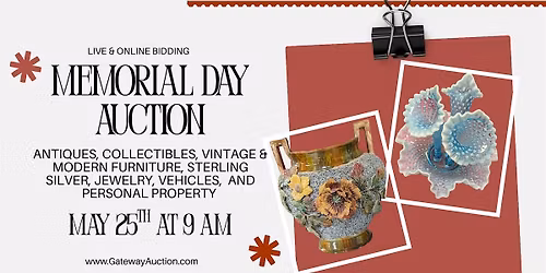 Annual Memorial Day Auction
