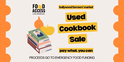 Used Cookbook Sale at the Hollywood Farmers' Market