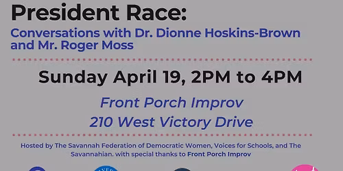 Conversations w\/ Dr. Dionne Hoskins-Brown and Mr. Roger Moss. 