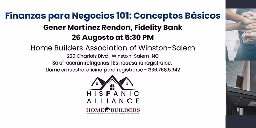 Business Finances 101 Workshop