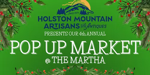 Pop Up Market @ The Martha