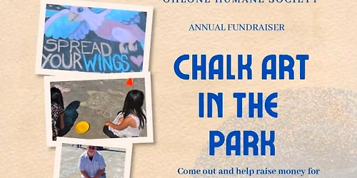 Ohlone Humane Society - Chalk Art in the Park