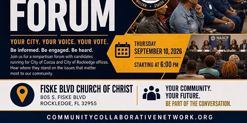 Candidate Forum (City of Cocoa & City of Rockledge)