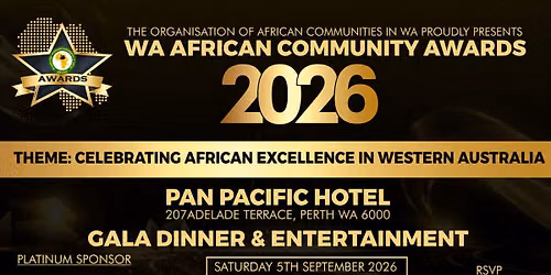 WA AFRICAN COMMUNITY AWARDS 2026