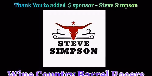 Wine Country Barrels Racers - Saturday Night Jackpot! $ 1,000 added !