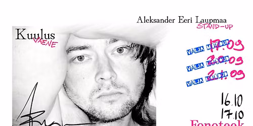 Aleksander Eeri Laupmaa stand-up - Kuulus vaene  