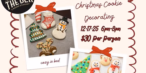 Christmas Cookie Decorating - At The Den