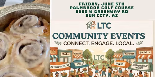 Monthly 1st Friday Community Vendor & Bake Sale at Palmbrook Golf Course