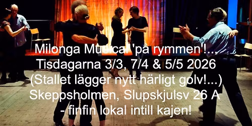 Milonga musical 'p\u00e5 rymmen'... DJ Aldo V