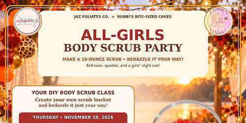  A DIY Body Scrub Class with JazFoliates