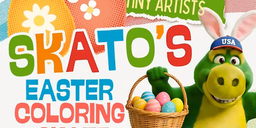 \ud83c\udfa8\ud83d\udc23 SKATO\u2019S EASTER COLORING SKATE! \ud83d\udefc\ud83c\udf38