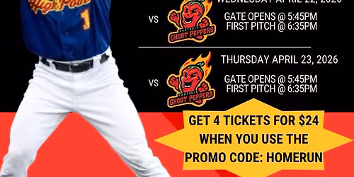 High Point Rockers vs. Gastonia Ghost Peppers