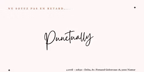 Spectacle d'improvisation th\u00e9\u00e2trale : Punctually