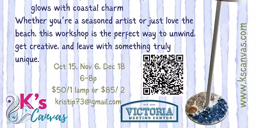Last Minute Gift Idea...Coastal Glow Lamps @ Victoria Meeting Center