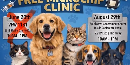 Pet Vaccine & Free Microchip Clinic 