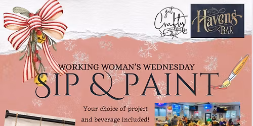 Sip and Paint at Haven\u2019s Bar