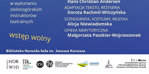 \u201eO\u0142owiany \u017co\u0142nierzyk\u201d - spektakl dla dzieci [WST\u0118P WOLNY]