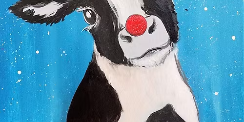 All I Want for Christmas is Moo - Paint and Sip