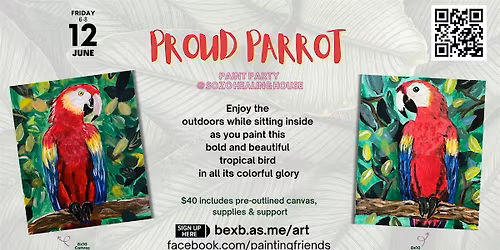 Proud Parrot Paint Party