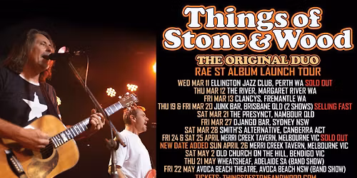 Things of Stone & Wood (Original Duo), The Old Church on the Hill, Bendigo
