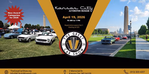 Great Car Show @ National WWI Museum and Memorial