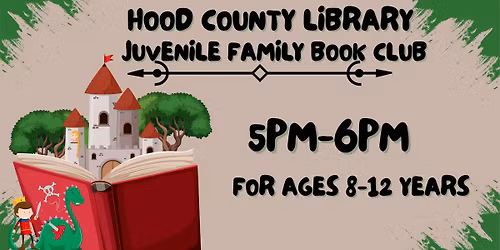 Juvenile Family Book Club (For ages 8-12)