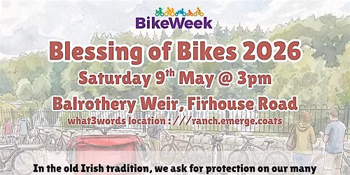 Blessing of Bikes in Dodder Valley Park